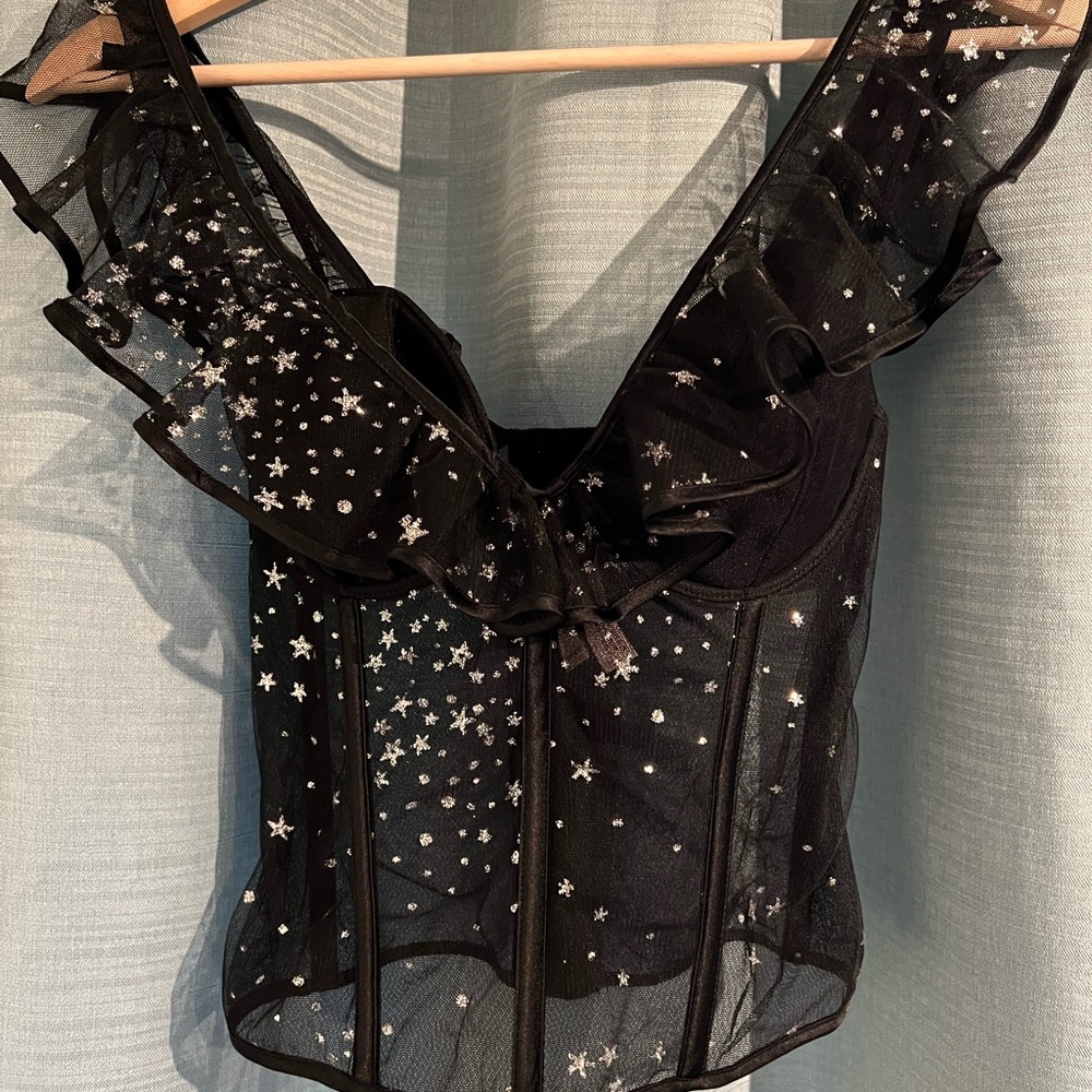 32C glitter corset